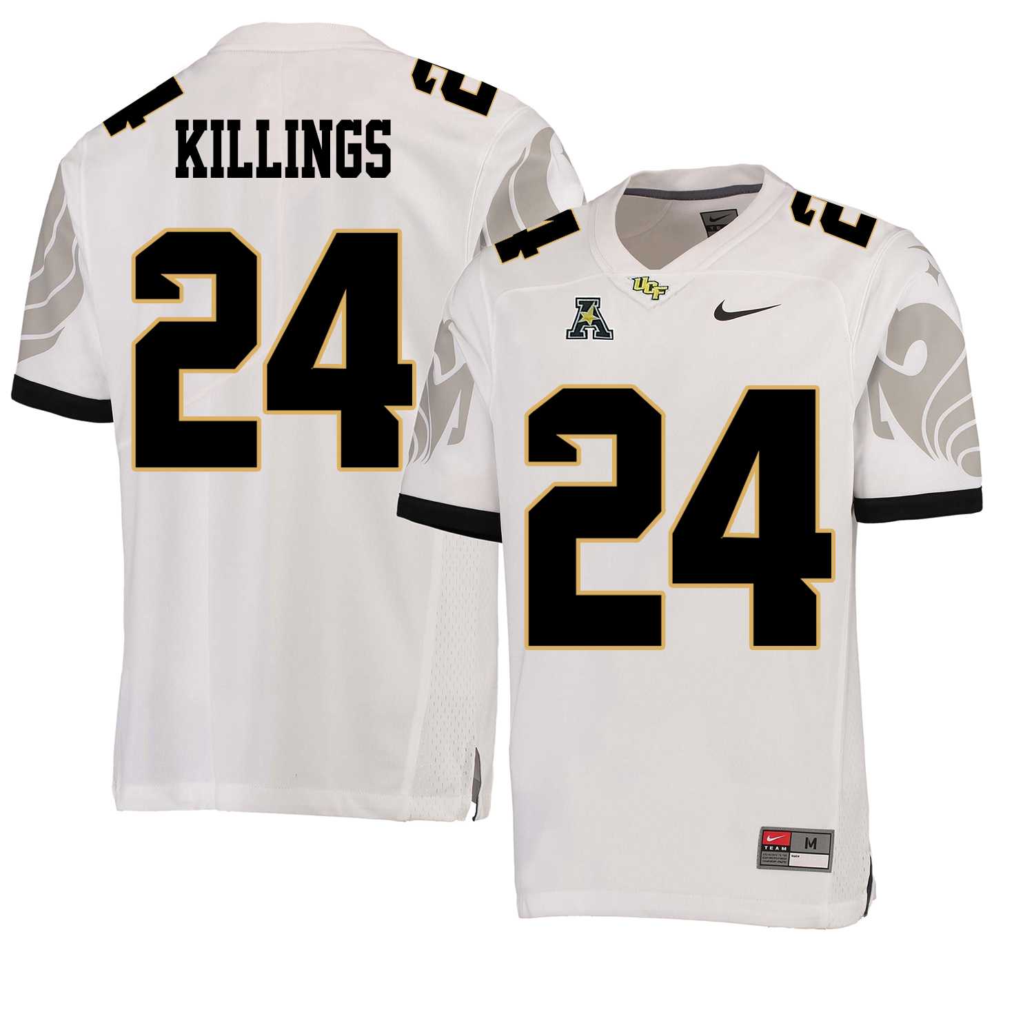 UCF Knights #24 D.J. Killings White College Football Jersey